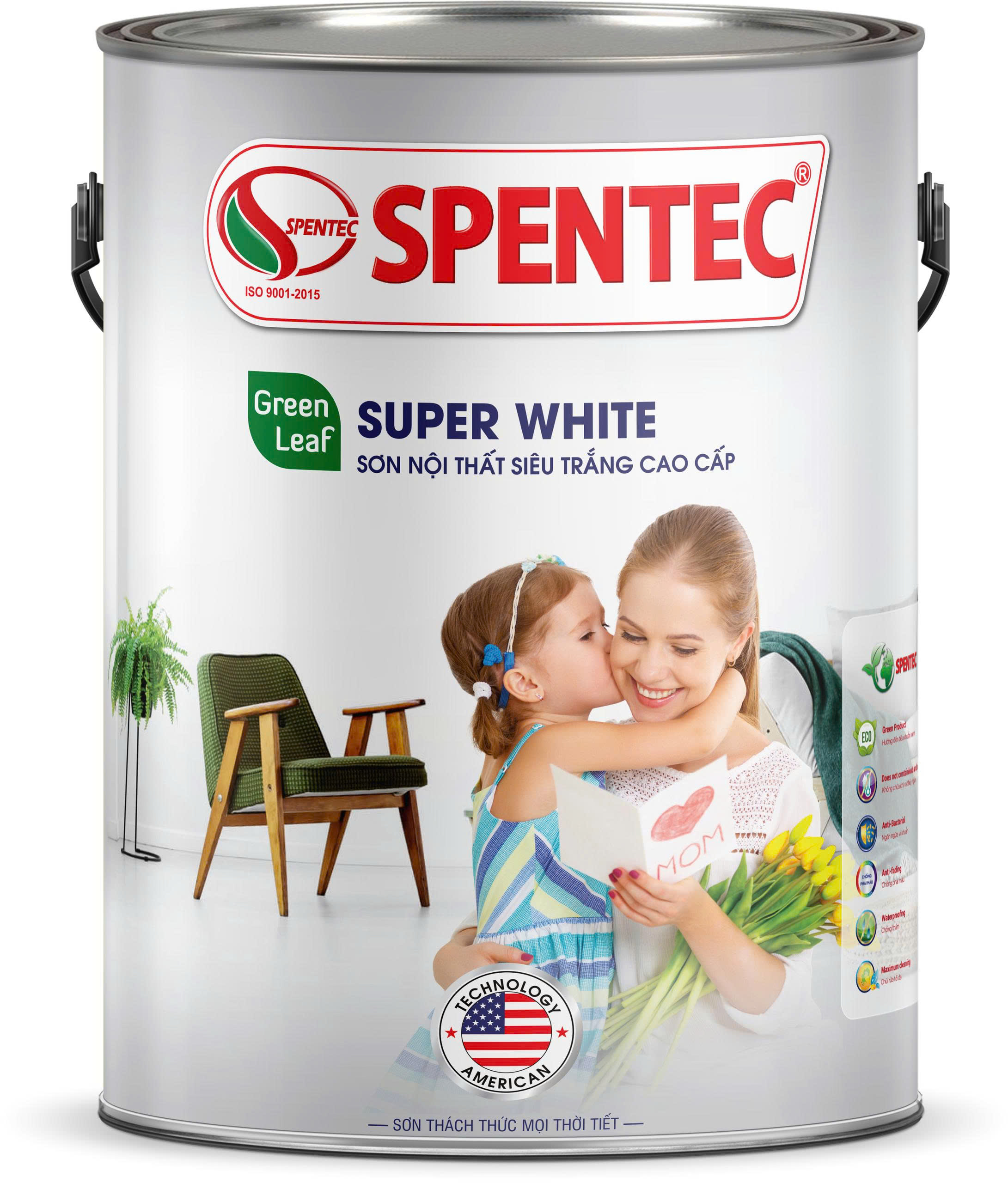 SƠN NỘI THẤT SIÊU TRẮNG CAO CẤP - SUPER WHITE